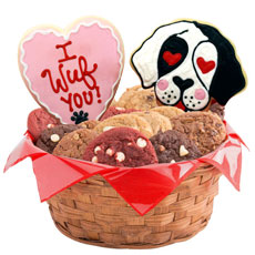 W509 - I Wuf You Basket